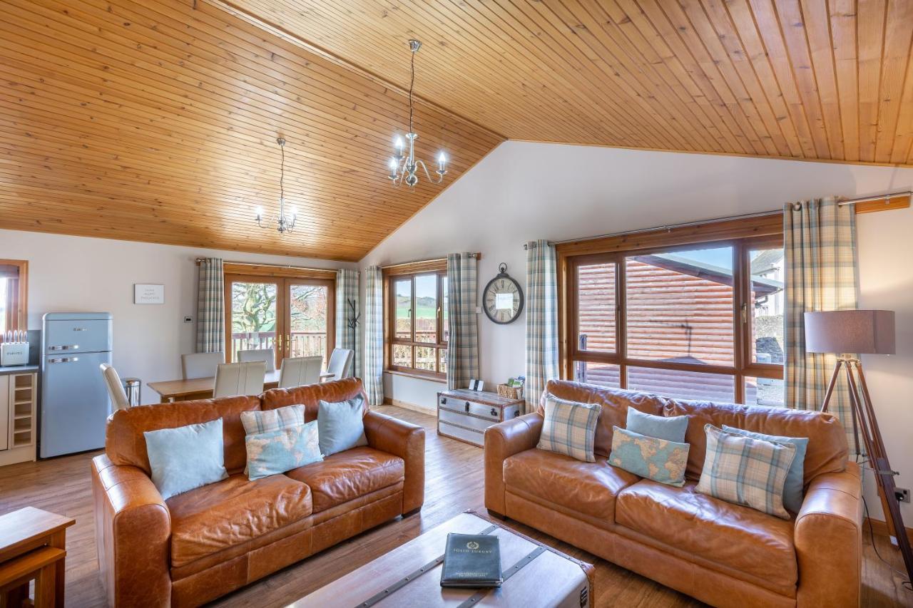 Douglas Fir Lodge With Hot Tub Cupar Luaran gambar
